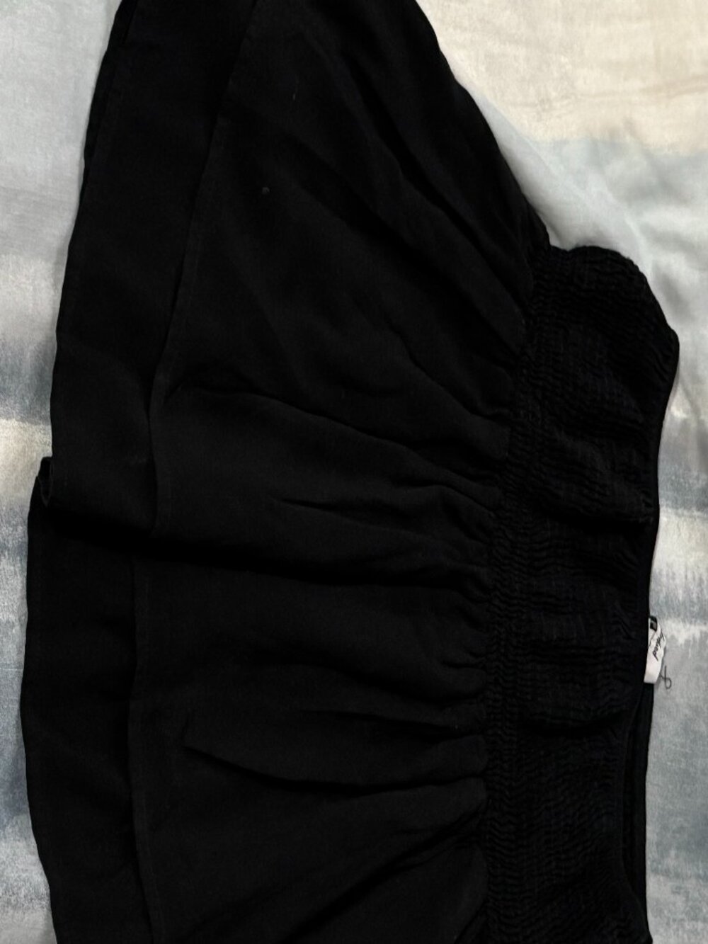 Black Tiered Ruffle Mini Skirt | Subdued